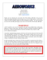 Preview for 3 page of AeroWorks 50cc Pitts Python ARF-QB Assembly Manual