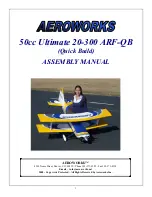 AeroWorks 50cc Ultimate 20-300 ARF-QB Assembly Manual preview