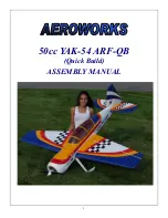 Preview for 1 page of AeroWorks 50cc YAK-54 ARF-QB Assembly Manual