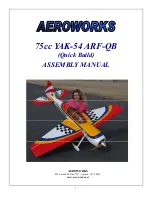 Preview for 1 page of AeroWorks 75cc YAK-54 ARF-QB Assembly Manual