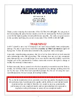 Предварительный просмотр 3 страницы AeroWorks EXTRA 260 ARF-QB Assembly Manual