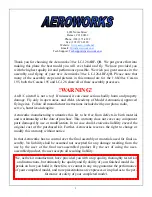 Preview for 3 page of AeroWorks LC-126ARF-QB Assembly Manual