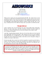 Preview for 3 page of AeroWorks ProX260 ARF-QB Assembly Manual