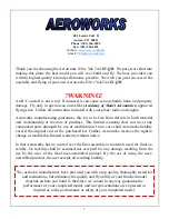 Preview for 3 page of AeroWorks YAK 54 ARF-QB Assembly Manual