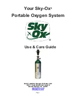 Aerox Sky-Ox Use & Care Manual preview