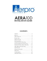 Предварительный просмотр 3 страницы Aerpro AERA10D Installation Manual