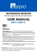 Aerpro AM10X User Manual preview