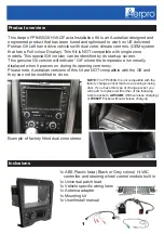 Preview for 3 page of Aerpro FP9450G8 User & Installation Manual