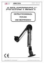 Предварительный просмотр 1 страницы Aerservice Equipments ARMOTECH Instruction Manual For Use