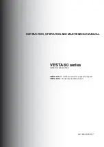 Aertesi VESTA 80 FVI Instruction, Operating And Maintenance Manual предпросмотр