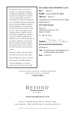 Preview for 16 page of Aerus BEYOND SANCTUAIRY MINI Owner'S Manual