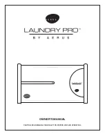 Aerus LAUNDRY PRO Owner'S Manual preview