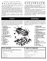 Preview for 3 page of Aerus lux 5000 Manual