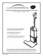 Aerus LUX COMMERCIAL Instructions Manual preview