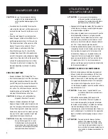 Предварительный просмотр 8 страницы Aerus LUX FLOOR PRO Instructions Manual