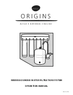 Aerus ORIGINS RO400 Operation Manual preview