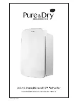 Preview for 1 page of Aerus Pure & Dry User Manual