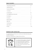 Preview for 2 page of Aerus Pure & Dry User Manual