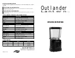 Preview for 2 page of Aervoe Outlander Lantern Quick Start Manual