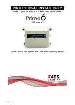AES global Prime6 Manual preview