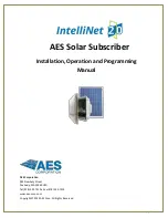 Предварительный просмотр 1 страницы AES 3100S-PKG Installation, Operation, And Programming Manual