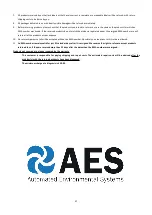 Preview for 39 page of AES Hydro-Pro Inverter 07 User And Service Manual