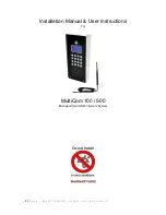 AES MultiCom 100 Installation Manual & User Instructions preview