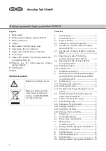 Preview for 4 page of Aesculap FAV5 CL Instructions For Use Manual