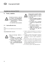 Preview for 60 page of Aesculap FAV5 CL Instructions For Use Manual