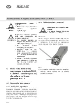 Предварительный просмотр 106 страницы Aesculap FAV5 Instructions For Use/Technical Description