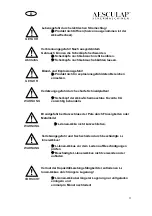 Предварительный просмотр 6 страницы Aesculap Favorita CLi User Manual And Technical Description