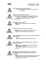 Предварительный просмотр 42 страницы Aesculap Favorita CLi User Manual And Technical Description