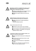 Предварительный просмотр 55 страницы Aesculap Favorita CLi User Manual And Technical Description