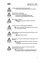 Предварительный просмотр 114 страницы Aesculap Favorita CLi User Manual And Technical Description