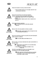 Предварительный просмотр 174 страницы Aesculap Favorita CLi User Manual And Technical Description