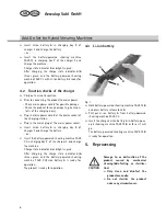 Предварительный просмотр 8 страницы Aesculap GT205 Instructions For Use Manual