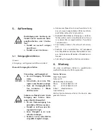 Предварительный просмотр 21 страницы Aesculap GT205 Instructions For Use Manual