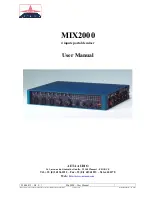 Preview for 1 page of AETA MIX2000 User Manual