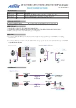 Предварительный просмотр 1 страницы AETEK 2E10-110-RX Quick Installation Manual