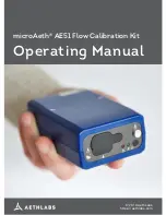 Preview for 1 page of Aethlabs microAeth AE51 Operating Manual