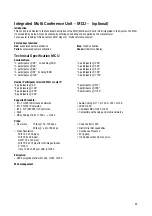 Preview for 65 page of Aethra AVC500 Use And Installation  Manual