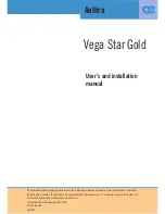 Aethra Vega Star Gold User And Installation Manual preview