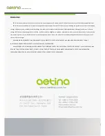 Preview for 14 page of Aetina ACE-N622 User Manual