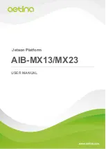 Preview for 1 page of Aetina AIB-MX13 User Manual