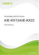 Preview for 1 page of Aetina AIE-KX13 User Manual