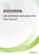 Aetina DeviceEdge Mini AIE-C011 User Manual preview