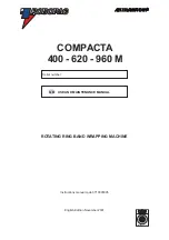 AETNAGROUP ROBOPAC COMPACTA 400 Use And Maintenance Manual preview