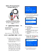 Preview for 1 page of AETOOL BESA 11 Quick Start Manual