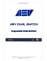 Preview for 1 page of AEV Dual Switch Manual