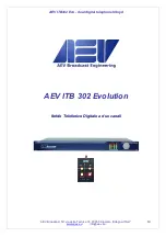 Preview for 14 page of AEV ITB 302 Evolution Manual